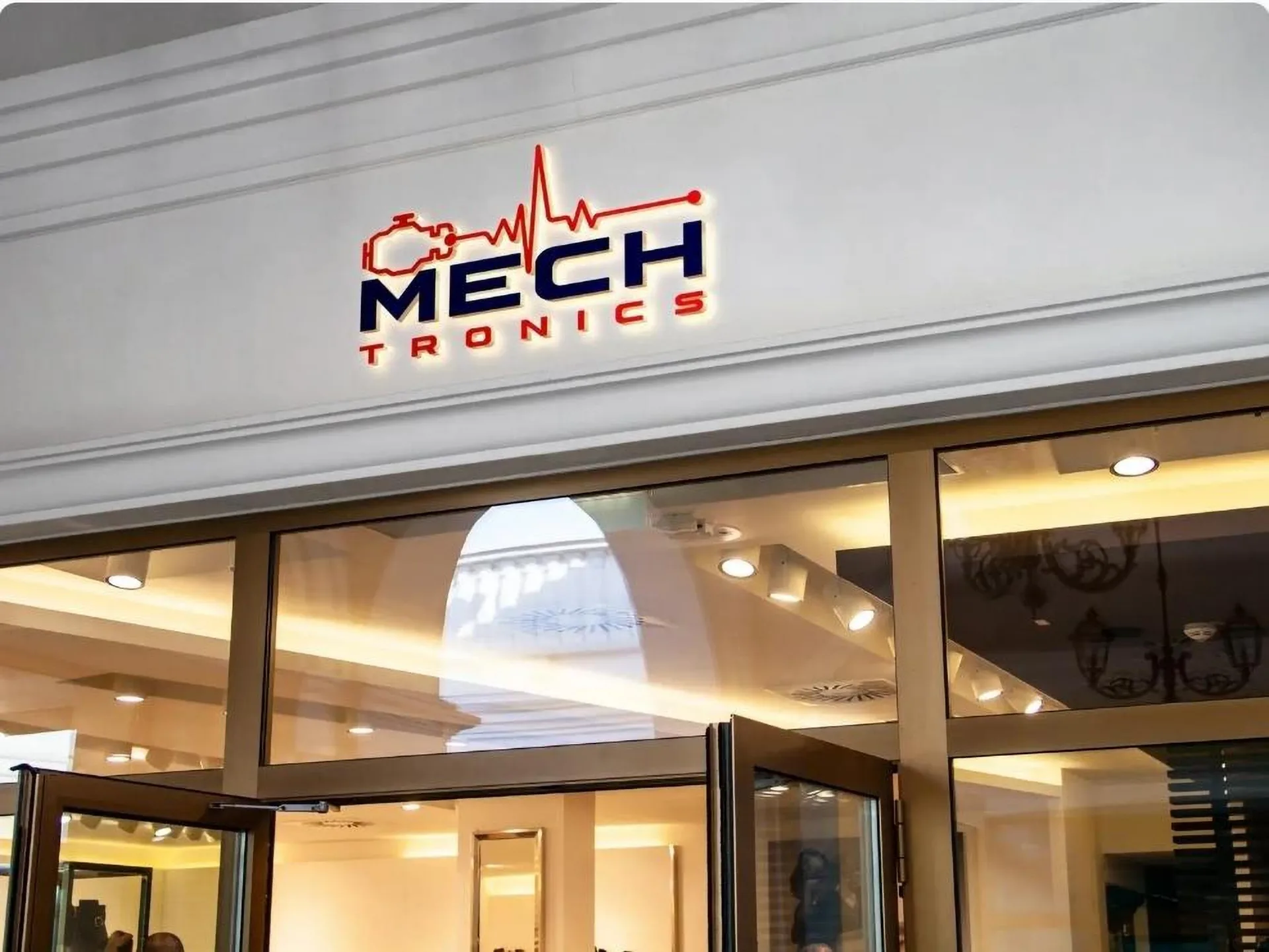 The MechTronic garage frontage on Bentinck Street in Kilmarnock